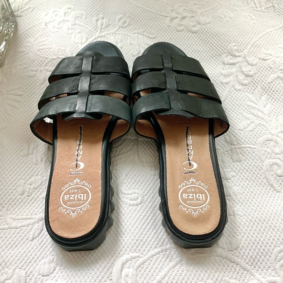 NEW Jeffrey Campbell Leather Rochelle Slide Sandal NWOB - Picture 10 of 15